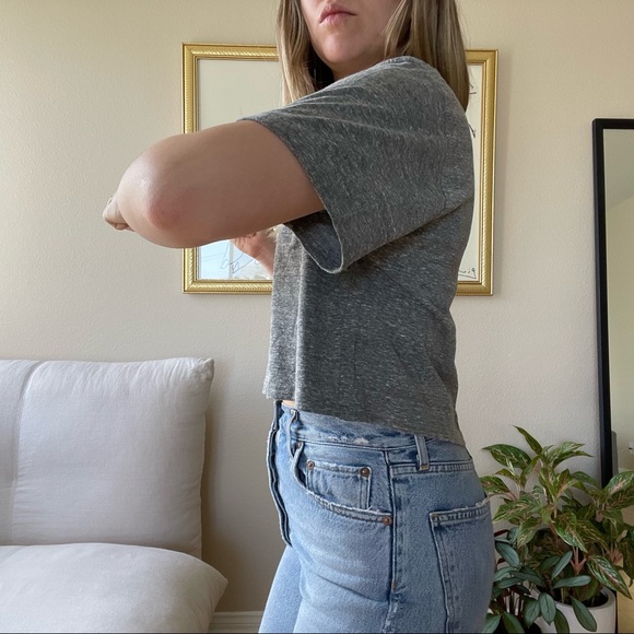 Killin it crop grey T-shirt - Picture 4 of 12